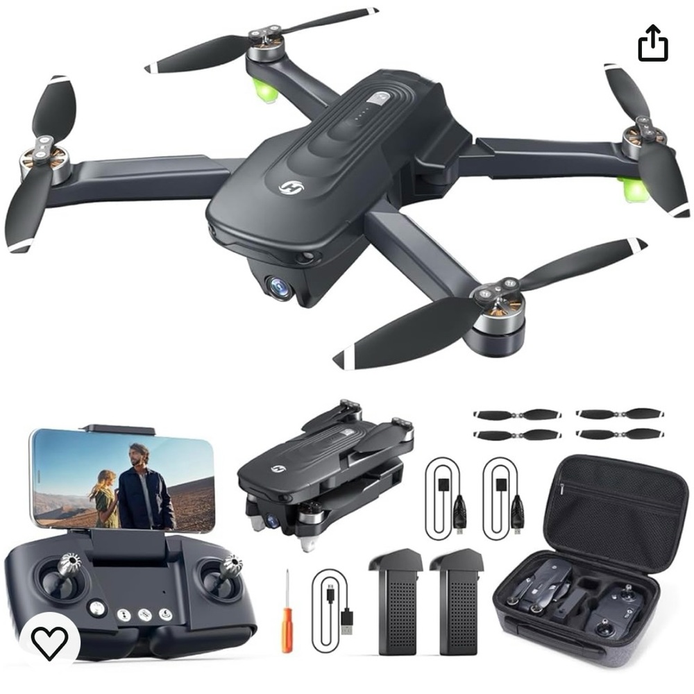 Holy Stone GPS Drone with 4K Camera. Only used once.